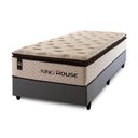 Ver imagem 6 de Cama Box Molas Ensacadas Quartzo Solteirão 96x203 King House