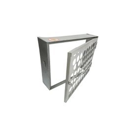 Proteção Hidrômetro Tela Moeda Com Porta Cadeado 30x40cm - 1