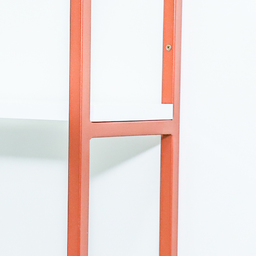 Prateleira 2 Níveis Estilo Industrial Metal 65x80x18 Rose Gold Mdf Branco - 4