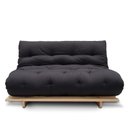 Ver imagem 1 de Sofá-cama Futon Slim S 02 Lugares Cor Preto Futon Brasil