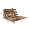 Sofá-cama Futon Slim S 02 Lugares Cor Preto FUTON BRASIL - 5