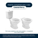 Ver imagem 4 de Assento Sanitário Soft Close Colonial Cinza Claro para Vaso Hervy