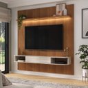 Ver imagem 1 de Painel Tv 75" Belluno - Cinamomo/off White