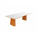 Ver imagem 1 de Mesa de Jantar com Vidro 2,20m X 1,10m- Select- Gold Salas