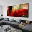 Ver imagem 2 de Quadro Pintura Abstrata Br Artes Grande 118x78