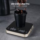 Ver imagem 2 de Maestri House Balança de Café com Temporizador e Bateria Recarregável (preto/dourado)