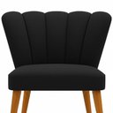 Ver imagem 4 de Kit 2 Cadeiras Decorativas para Penteadeira Quarto Mesa de Jantar Liz Preto
