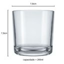 Ver imagem 3 de Copo de Vidro para Whisky Bar Rocks 265ml Nadir Figueiredo