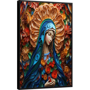 Quadro Decorativo Canvas Premium Nossa Senhora Jesus Cristo Maria Gg