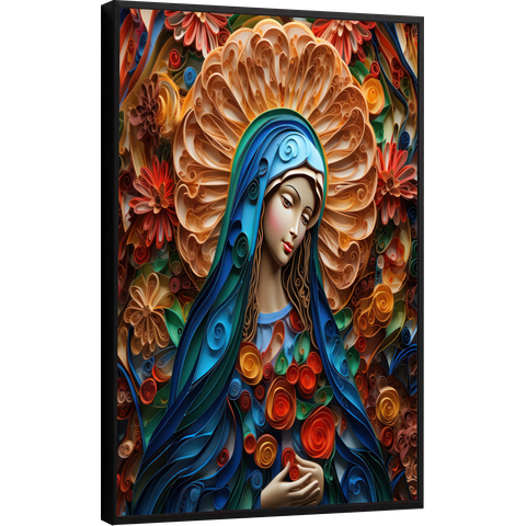 Quadro Decorativo Canvas Premium Nossa Senhora Jesus Cristo Maria Gg