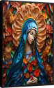 Ver imagem 1 de Quadro Decorativo Canvas Premium Nossa Senhora Jesus Cristo Maria Gg