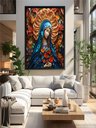 Ver imagem 2 de Quadro Decorativo Canvas Premium Nossa Senhora Jesus Cristo Maria Gg