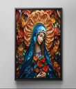 Ver imagem 4 de Quadro Decorativo Canvas Premium Nossa Senhora Jesus Cristo Maria Gg