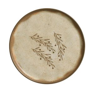 CONJUNTO C/ 6 PRATOS DE SOBREMESA BIO STONEWARE NATIVA Ø 21,5cm