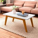 Ver imagem 2 de Mesa de Centro Retangular 90 x 50 x 39 Prism Patrimar Branco