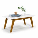 Ver imagem 1 de Mesa de Centro Retangular 90 x 50 x 39 Prism Patrimar Branco
