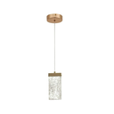 Ver imagem 1 de Lustre Pendente Gelo Derretendo Cristal Rose Led 7w 3000k Bivolt