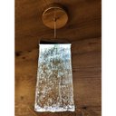 Ver imagem 3 de Lustre Pendente Gelo Derretendo Cristal Rose Led 7w 3000k Bivolt