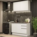 Ver imagem 1 de Armário de Cozinha Compacta 120cm Branco Glamy Madesa 03