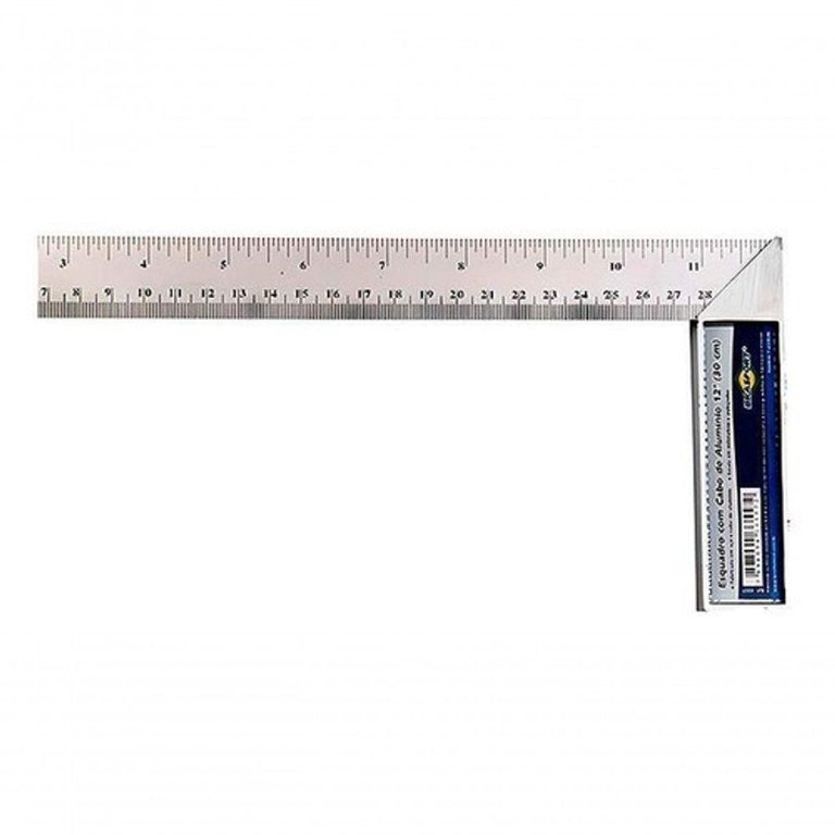 Esquadro com Cabo de Alumínio 14 (35cm) Brastfort Esquadro com Cabo de Alumínio 14 (35cm) Brastfort