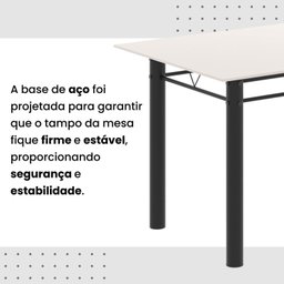 Conjunto Sala de Jantar com 4 Cadeiras Lara - 11