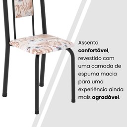 Conjunto Sala de Jantar com 4 Cadeiras Lara - 8