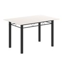 Ver imagem 4 de Conjunto Sala de Jantar com 4 Cadeiras Lara Preto/Bege