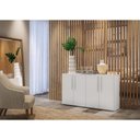 Ver imagem 2 de Aparador Buffet 4 Portas Viena V3604 Branco Branco