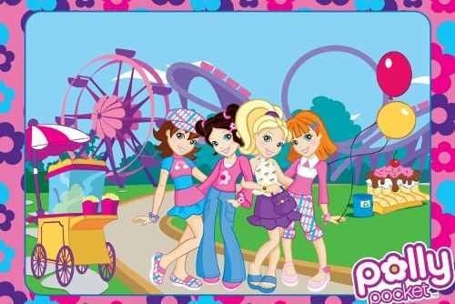 Painel de Festa Polly Pocket #01 - 200x150