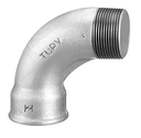 Ver imagem 1 de Curva 90° Galvanizada Macho/fêmea 1.1/2 Curva Metal Galvanizado Macho Fêmea 90° 1.1/2 Tupy Tupi
