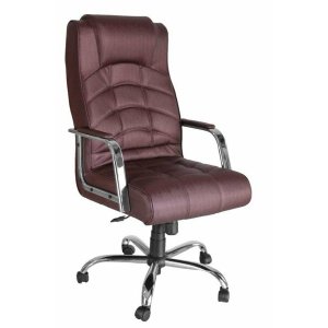 Poltrona Presidente Base Cromada Linha Lyon