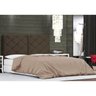 Cabeceira Cama Box Solteiro Troya 90cm - Perfan - Suede Marrom - 1