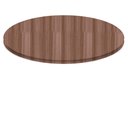 Ver imagem 1 de Tampo Redondo 60 Cm (largura) P25 Pandin Mdp 2,50 Cm (altura) Cor Walnut