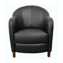 Ver imagem 4 de Kit 2 Poltronas Kairós com Pés Madeira Couro Negro