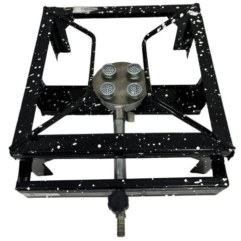 Fogão 1 Boca Alta Pressão Mesa Esmaltado Suportel