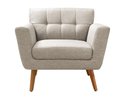 Ver imagem 3 de Kit 2 Poltronas Bruna Cor:Linho Bege 140