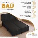 Ver imagem 5 de Cama Box Baú Casal Bipartido Suede Royal Sleep Preto