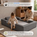 Ver imagem 4 de Cama Montessoriana Infantil Cama Kids a Vácuo 100% Espuma Cor:Cinza