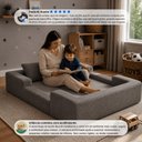 Ver imagem 7 de Cama Montessoriana Infantil Cama Kids a Vácuo 100% Espuma Cor:Cinza