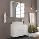 Ver imagem 1 de Gabinete de Banheiro 90cm com Cuba e Espelheira