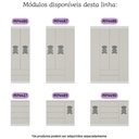 Ver imagem 7 de Berço Americano 3 em 1 com Colchão Incluso e Cômoda 2 Portas 4 Gavetas Teddy Multimóveis Mp4735