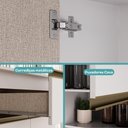 Ver imagem 5 de Cozinha Completa Atlanta 12 Portas 4 Gavetas MDF-MDP 240cm Branco com Preto Móveis Carraro