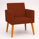 Ver mais imagens de Poltrona Nina Decorativa para Sala Recepção Manicure Consultório Suede