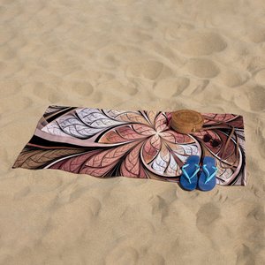 Toalha de Praia / Banho Vitral Bege