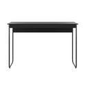 Ver imagem 3 de Mesa de Estudo Escrivaninha Criare Prateleira Escritório Moderno Estilo Industrial Nicho Cor Preto