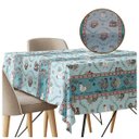 Ver imagem 6 de Toalha Mesa Plástica Térmica Roça Az 10 Lugares 1,40x2,80