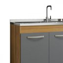 Ver imagem 4 de Balcão 1,19 para Pia Home – 3 Portas 1 Gaveta Mdp 120cm – Fiorello