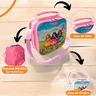 Lancheira Termica Infantil Rosa Menina Princesa - 3