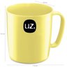 Conjunto 6 Canecas Escolares de Plástico 400ml UZ Amarelo Claro - 3