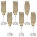 Ver imagem 1 de Jogo 6 tacas champanhe Gastro cristal 220ml amarelo Bohemia